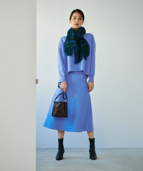 ROPE' / ロペ ミニ・ひざ丈スカート | スウェットライクニットフレアスカート | 詳細19