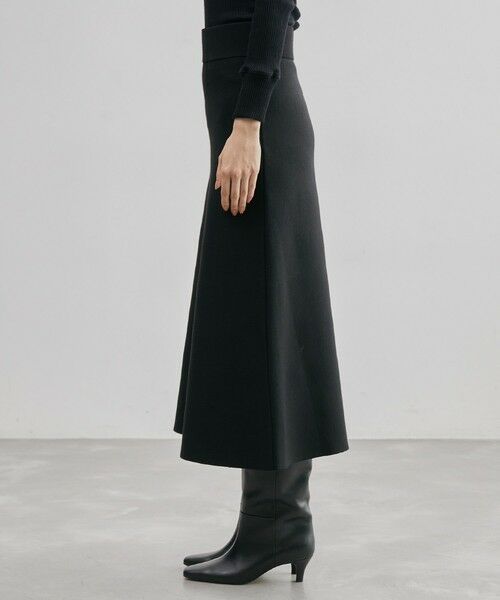 ROPE' / ロペ ミニ・ひざ丈スカート | スウェットライクニットフレアスカート | 詳細7