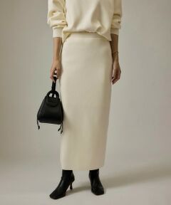 ROPE' / ロペ ミニ・ひざ丈スカート | 【J'aDoRe・店舗限定】ハイゲージウールスムースIラインニットスカート/セットアップ対応