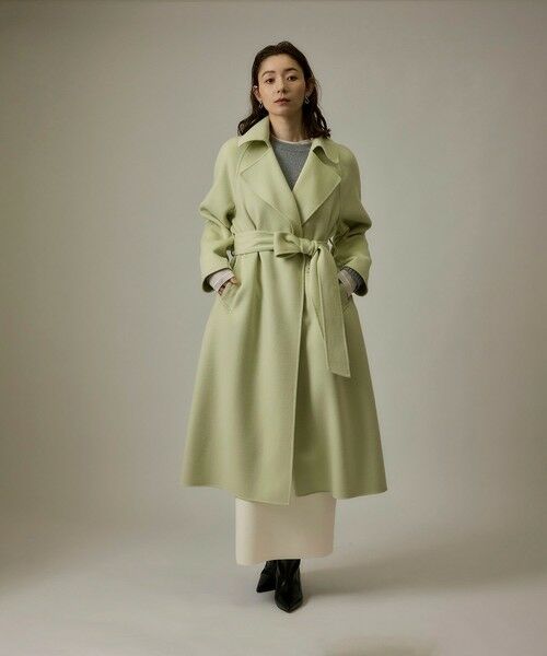 ROPE' / ロペ ミニ・ひざ丈スカート | 【J'aDoRe・店舗限定】ハイゲージウールスムースIラインニットスカート/セットアップ対応 | 詳細12