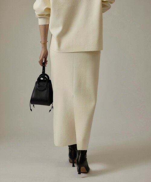 ROPE' / ロペ ミニ・ひざ丈スカート | 【J'aDoRe・店舗限定】ハイゲージウールスムースIラインニットスカート/セットアップ対応 | 詳細14