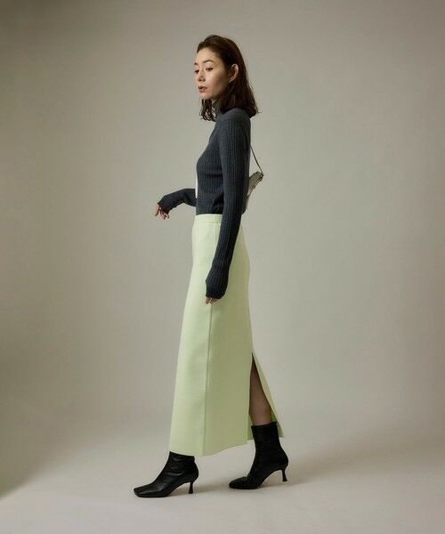 ROPE' / ロペ ミニ・ひざ丈スカート | 【J'aDoRe・店舗限定】ハイゲージウールスムースIラインニットスカート/セットアップ対応 | 詳細16