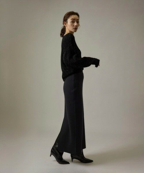 ROPE' / ロペ ミニ・ひざ丈スカート | 【J'aDoRe・店舗限定】ハイゲージウールスムースIラインニットスカート/セットアップ対応 | 詳細2