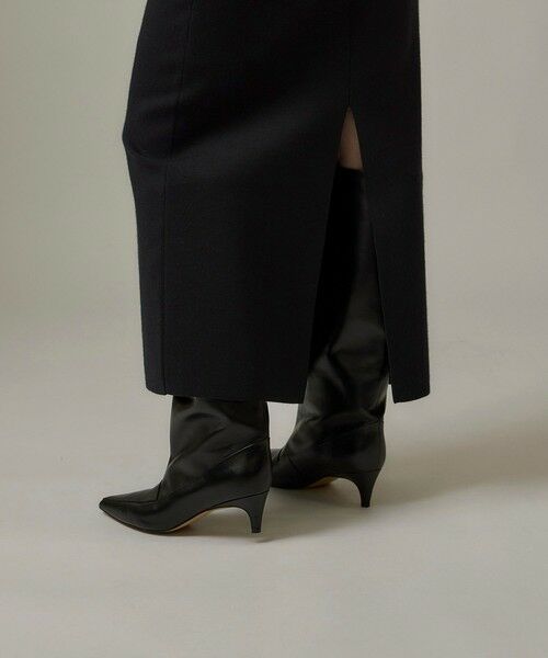 ROPE' / ロペ ミニ・ひざ丈スカート | 【J'aDoRe・店舗限定】ハイゲージウールスムースIラインニットスカート/セットアップ対応 | 詳細5