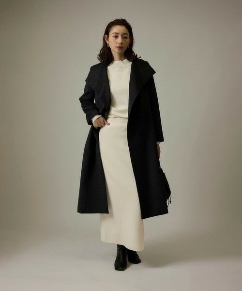 ROPE' / ロペ ミニ・ひざ丈スカート | 【J'aDoRe・店舗限定】ハイゲージウールスムースIラインニットスカート/セットアップ対応 | 詳細9