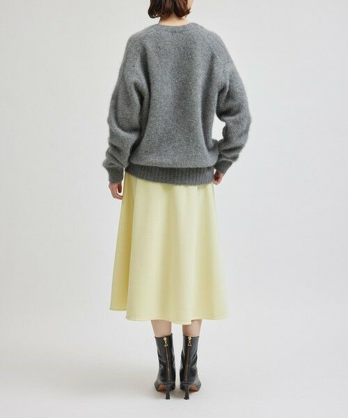 ROPE' / ロペ ミニ・ひざ丈スカート | 梨地フレアスカート/セットアップ対応【Sサイズフェア対象】 | 詳細4