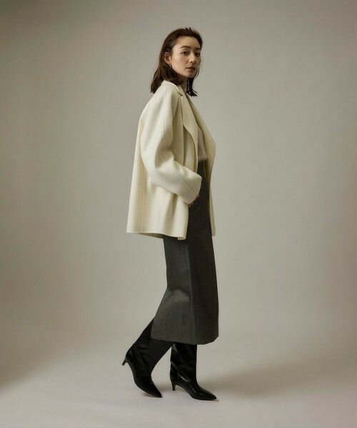 ROPE' / ロペ ミニ・ひざ丈スカート | ラメ千鳥ポケット付きタイトスカート | 詳細2