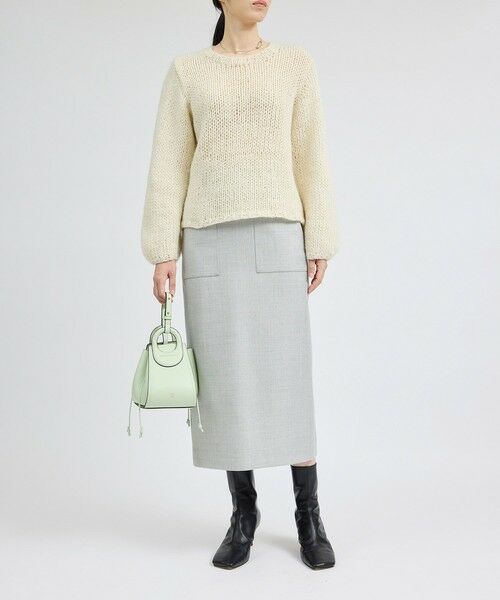 ROPE' / ロペ ミニ・ひざ丈スカート | ラメ千鳥ポケット付きタイトスカート | 詳細8