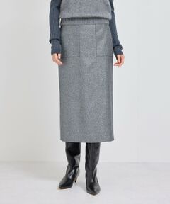 ROPE' / ロペ ミニ・ひざ丈スカート | BALLI (バリ)ラメ無地ポケット付きタイトスカート