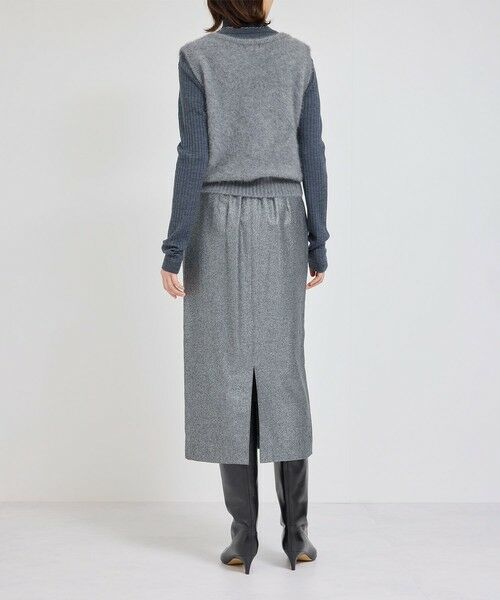 ROPE' / ロペ ミニ・ひざ丈スカート | BALLI (バリ)ラメ無地ポケット付きタイトスカート | 詳細3