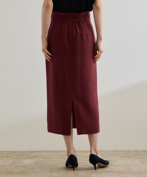 ROPE' / ロペ ミニ・ひざ丈スカート | リネンライク ポケット付きタイトスカート/イージーケア | 詳細25