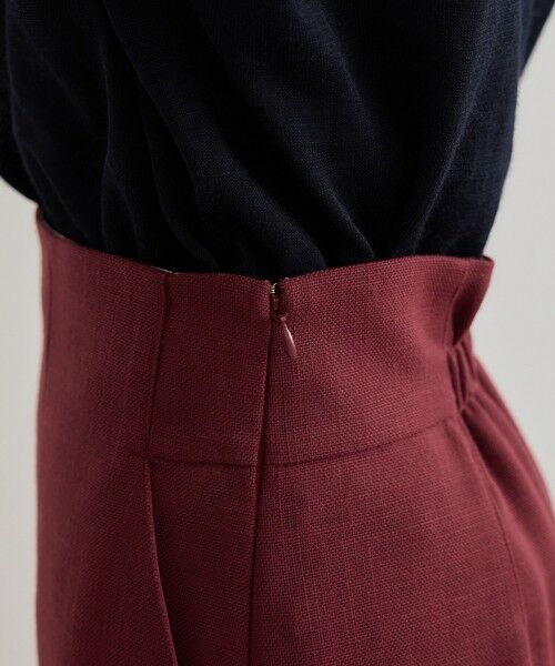 ROPE' / ロペ ミニ・ひざ丈スカート | リネンライク ポケット付きタイトスカート/イージーケア | 詳細28