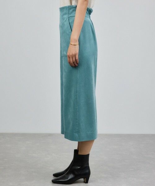 ROPE' / ロペ ミニ・ひざ丈スカート | [美人スカート]スエードポケット付きタイトスカート/イージーケア | 詳細18