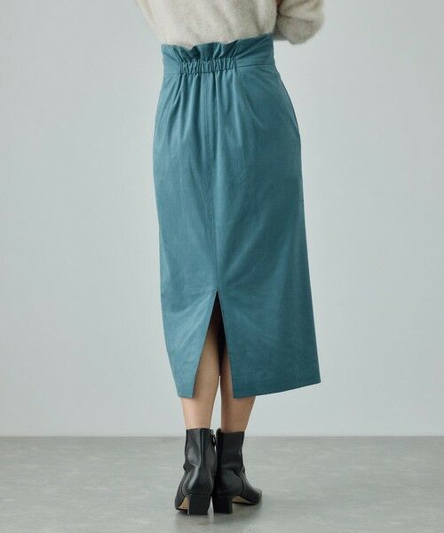 ROPE' / ロペ ミニ・ひざ丈スカート | [美人スカート]スエードポケット付きタイトスカート/イージーケア | 詳細2