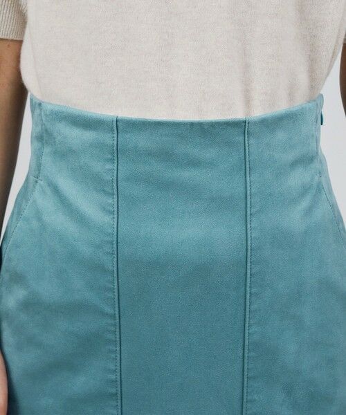ROPE' / ロペ ミニ・ひざ丈スカート | [美人スカート]スエードポケット付きタイトスカート/イージーケア | 詳細21