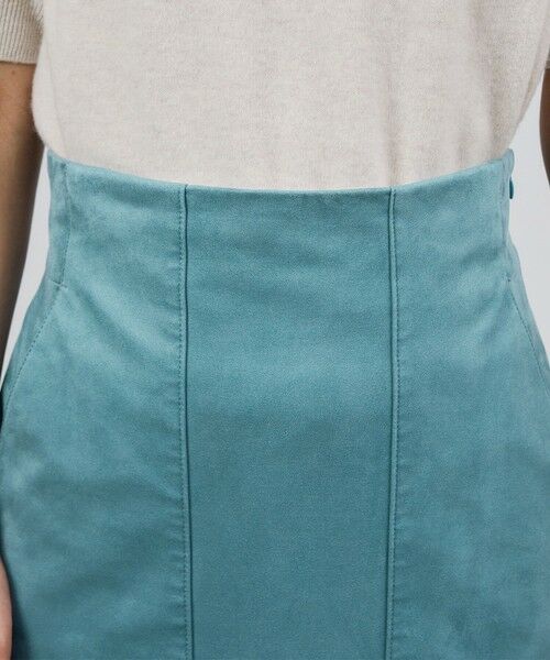 ROPE' / ロペ ミニ・ひざ丈スカート | [美人スカート]スエードポケット付きタイトスカート/イージーケア | 詳細23