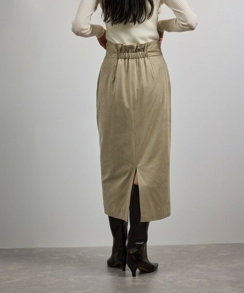 ROPE' / ロペ ミニ・ひざ丈スカート | [美人スカート]スエードポケット付きタイトスカート/イージーケア | 詳細6