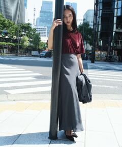 ROPE' / ロペ ミニ・ひざ丈スカート | シアーエアリー マーメイドスカート/セットアップ対応