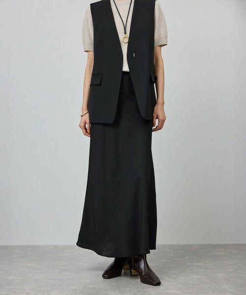 ROPE' / ロペ ミニ・ひざ丈スカート | シアーエアリー マーメイドスカート/セットアップ対応 | 詳細16