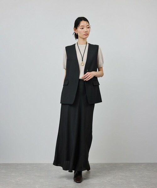 ROPE' / ロペ ミニ・ひざ丈スカート | シアーエアリー マーメイドスカート/セットアップ対応 | 詳細17