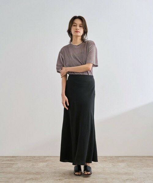 ROPE' / ロペ ミニ・ひざ丈スカート | シアーエアリー マーメイドスカート/セットアップ対応 | 詳細22