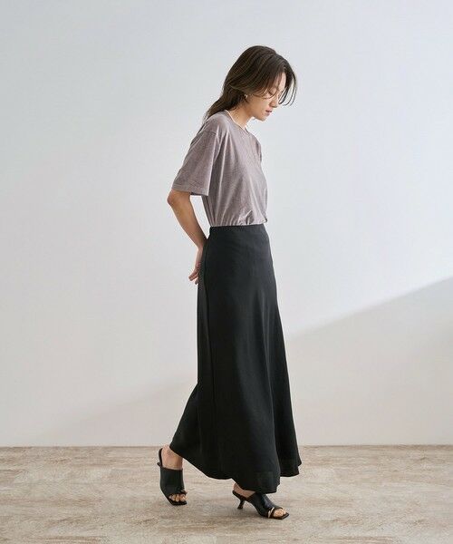 ROPE' / ロペ ミニ・ひざ丈スカート | シアーエアリー マーメイドスカート/セットアップ対応 | 詳細23