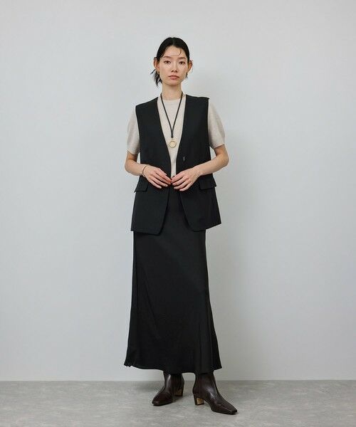 ROPE' / ロペ ミニ・ひざ丈スカート | シアーエアリー マーメイドスカート/セットアップ対応 | 詳細4