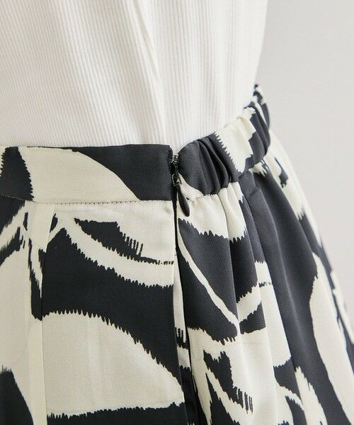 ROPE' / ロペ ミニ・ひざ丈スカート | DEVEAUXジオメトリックフラワーイージースカート | 詳細13