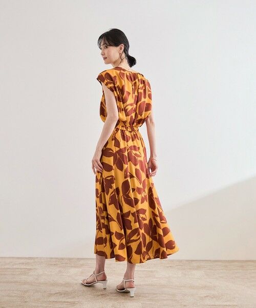 ROPE' / ロペ ミニ・ひざ丈スカート | DEVEAUXジオメトリックフラワーイージースカート | 詳細20