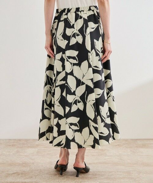 ROPE' / ロペ ミニ・ひざ丈スカート | DEVEAUXジオメトリックフラワーイージースカート | 詳細9