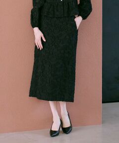 ROPE' / ロペ ミニ・ひざ丈スカート | ジャガードタイトスカート/セットアップ対応