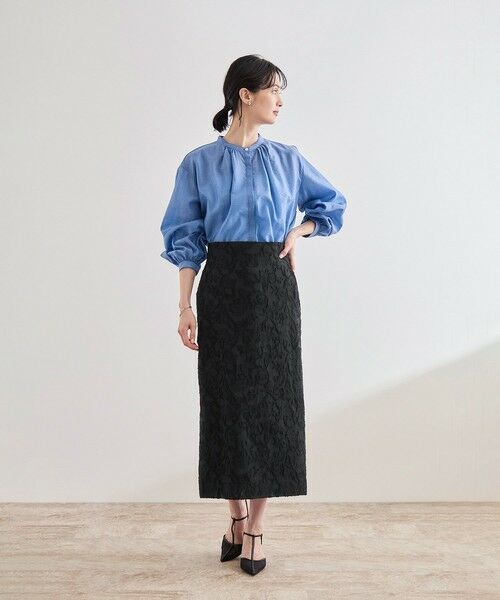 ROPE' / ロペ ミニ・ひざ丈スカート | ジャガードタイトスカート/セットアップ対応 | 詳細10