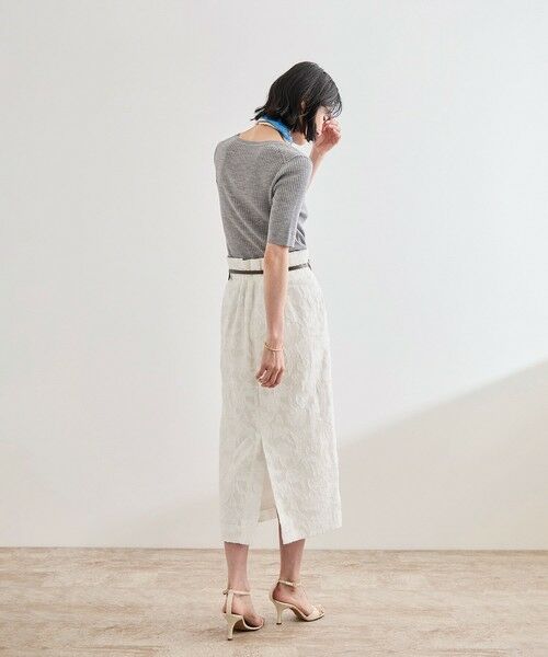 ROPE' / ロペ ミニ・ひざ丈スカート | ジャガードタイトスカート/セットアップ対応 | 詳細29