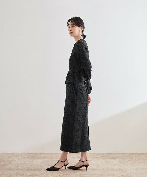 ROPE' / ロペ ミニ・ひざ丈スカート | ジャガードタイトスカート/セットアップ対応 | 詳細30