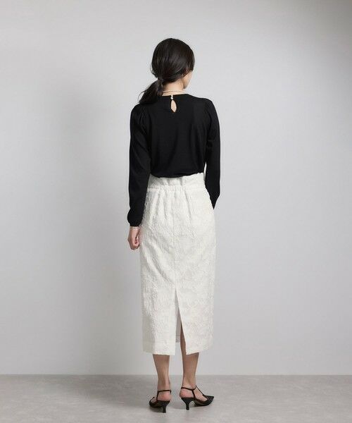 ROPE' / ロペ ミニ・ひざ丈スカート | ジャガードタイトスカート/セットアップ対応 | 詳細8