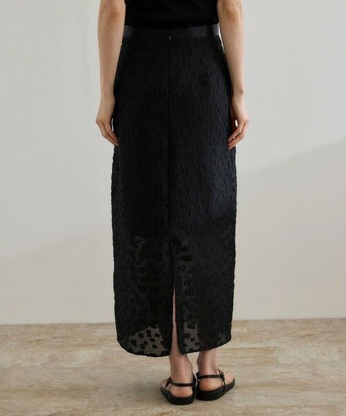 ROPE' / ロペ ミニ・ひざ丈スカート | 【洗える】【WEB・一部店舗限定】フラワージャガードスカート/セットアップ対応 | 詳細13