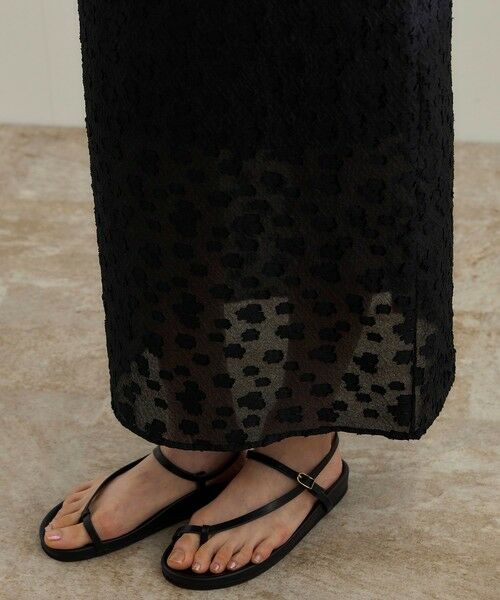 ROPE' / ロペ ミニ・ひざ丈スカート | 【洗える】【WEB・一部店舗限定】フラワージャガードスカート/セットアップ対応 | 詳細18