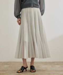 ROPE' / ロペ ミニ・ひざ丈スカート | 【洗える】【WEB・一部店舗限定】サーキュラー手絞りプリーツスカート