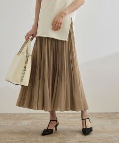 ROPE' / ロペ ミニ・ひざ丈スカート | 【洗える】【WEB・一部店舗限定】サーキュラー手絞りプリーツスカート