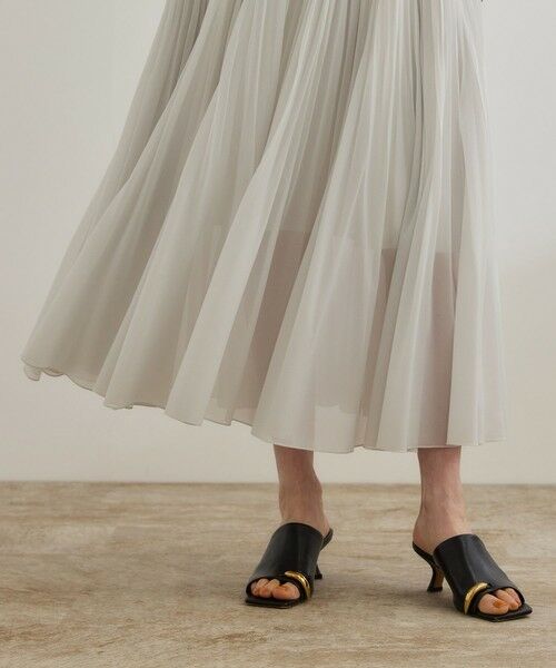 ROPE' / ロペ ミニ・ひざ丈スカート | 【洗える】【WEB・一部店舗限定】サーキュラー手絞りプリーツスカート | 詳細11