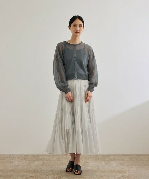 ROPE' / ロペ ミニ・ひざ丈スカート | 【洗える】【WEB・一部店舗限定】サーキュラー手絞りプリーツスカート | 詳細13