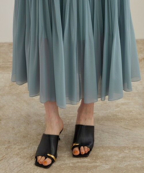 ROPE' / ロペ ミニ・ひざ丈スカート | 【洗える】【WEB・一部店舗限定】サーキュラー手絞りプリーツスカート | 詳細20