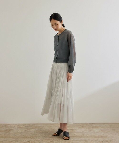 ROPE' / ロペ ミニ・ひざ丈スカート | 【洗える】【WEB・一部店舗限定】サーキュラー手絞りプリーツスカート | 詳細5