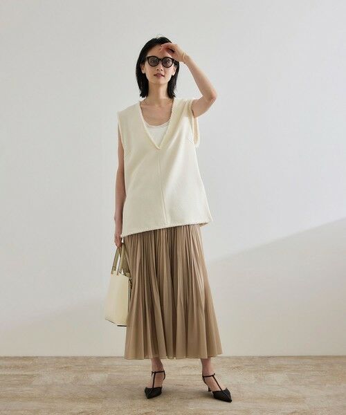 ROPE' / ロペ ミニ・ひざ丈スカート | 【洗える】【WEB・一部店舗限定】サーキュラー手絞りプリーツスカート | 詳細8
