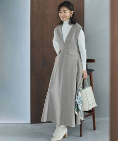 ROPE' / ロペ ドレス | 【エディター三尋木奈保さんコラボ】きれいめジャンパースカート