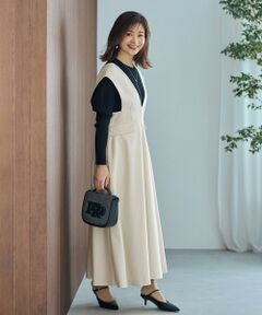 ROPE' / ロペ ドレス | 【エディター三尋木奈保さんコラボ】きれいめジャンパースカート