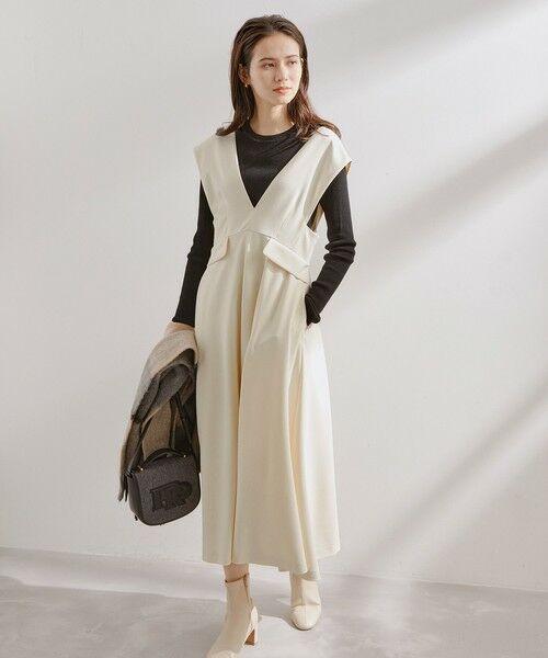 ROPE' / ロペ ドレス | 【エディター三尋木奈保さんコラボ】きれいめジャンパースカート | 詳細21