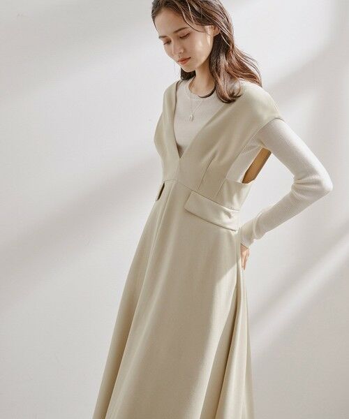 ROPE' / ロペ ドレス | 【エディター三尋木奈保さんコラボ】きれいめジャンパースカート | 詳細5