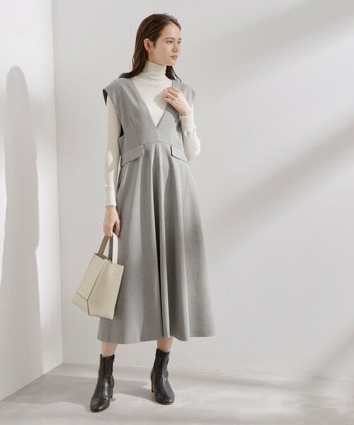 ROPE' / ロペ ドレス | 【エディター三尋木奈保さんコラボ】きれいめジャンパースカート | 詳細7