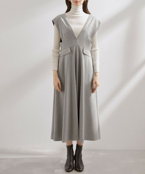 ROPE' / ロペ ドレス | 【エディター三尋木奈保さんコラボ】きれいめジャンパースカート | 詳細8